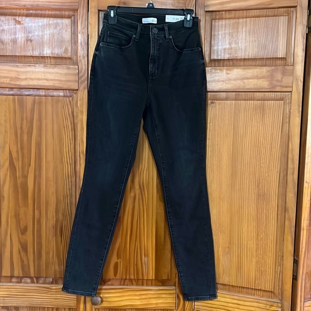 LOFT Curvy High Waist Skinny Jeans